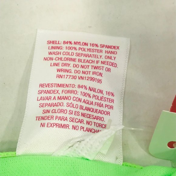 Xhilaration Women's Large 8-10 Textured High Leg V-String Bikini Swim Bottom New - Picture 6 of 9